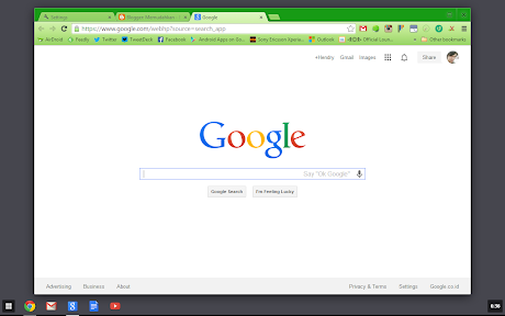 Tampilan Chrome OS di Windows 8