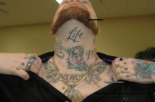 beantley tattoos for men on neck