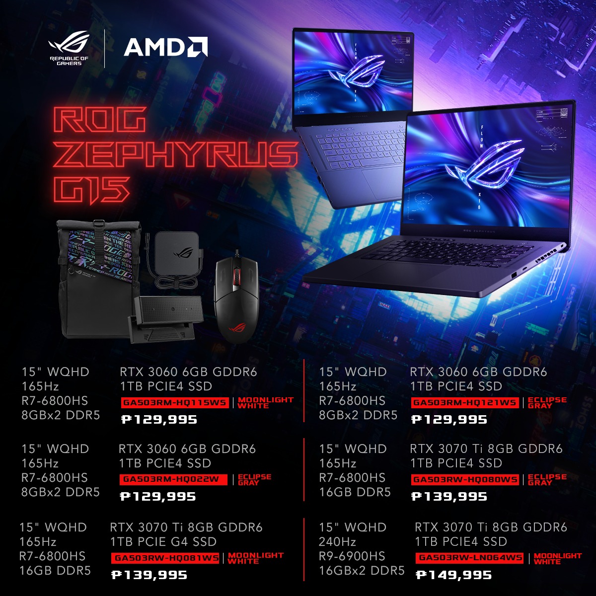 ROG Zephyrus G15 2022 Price and Specs