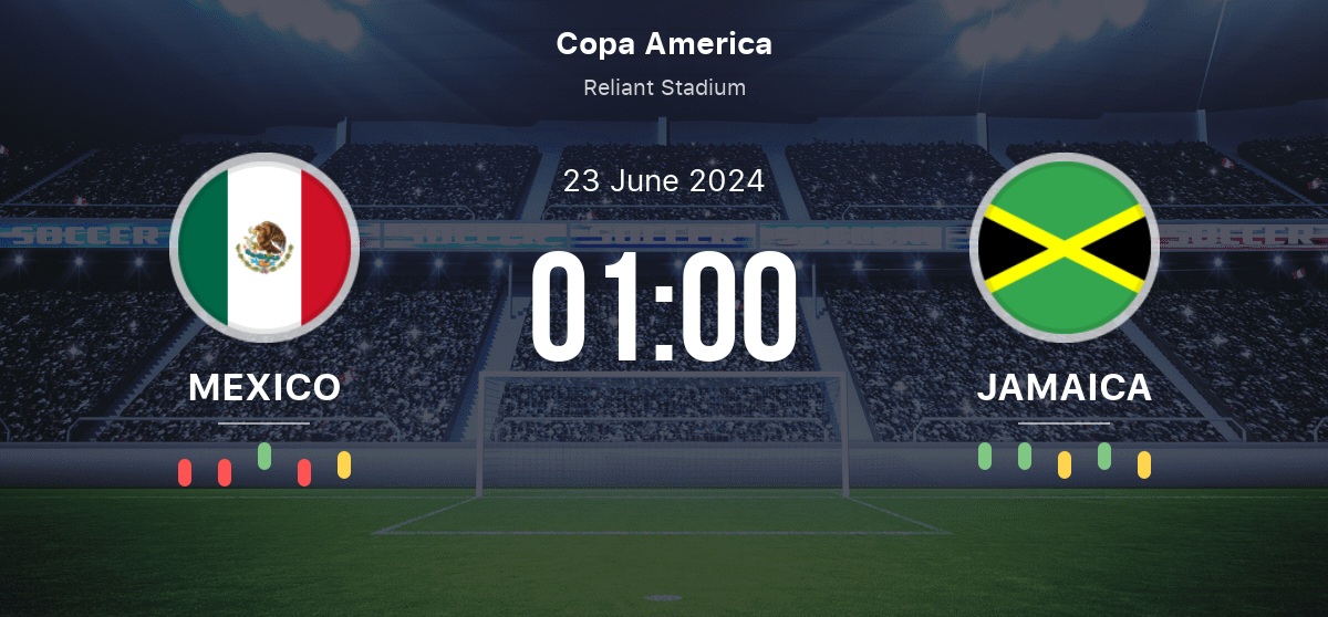 Direct du match entre Mexique et Jamaïque lors de la Copa America en haute qualité