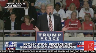 Trump: Clinton ‘Could Shoot Somebody With 20K People Watching’ And ‘Wouldn’t Be Prosecuted’ :: Grabien - The Multimedia Marketplace