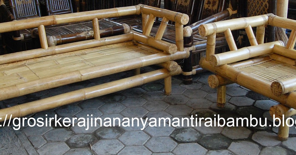 JUAL SOFA BAMBU  Jual kerajinan  bambu  kerajinan  bambu  