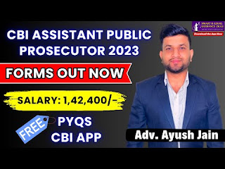 CBI Assistant Public Prosecutor Vacancy 2023 for Freshers