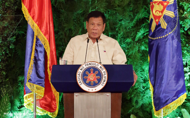 President Rodrigo Duterte Speech at Malacanang Palace