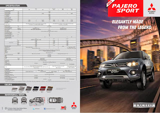 brosur pajero exceed 2013