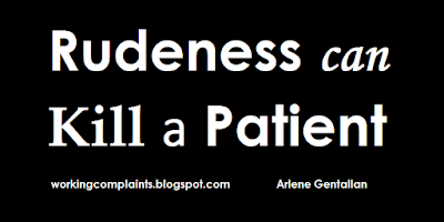 Rudeness can Kill a Patient