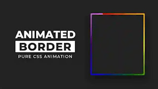 CSS gradient border animation