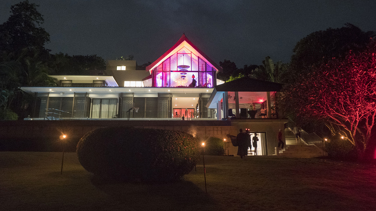 Private villa on Phuket with decoration for Halloween 2020