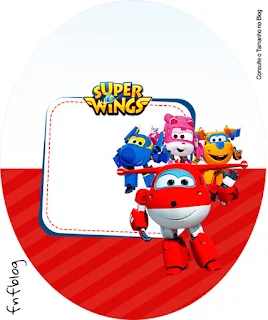 Super Wings: Wrappers y Toppers para Cupcakes para Imprimir Gratis. 