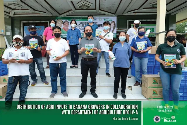 Agricultural inputs and grant assistance ipinamahagi sa mga samahan ng magsasaka sa Quezon