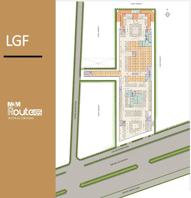 M3M Route 65 LGF Floor Plan