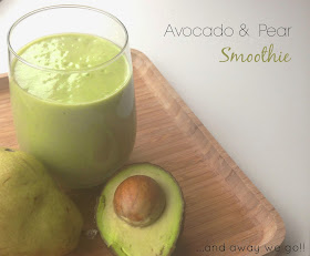 avocado & pear smoothie