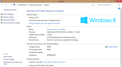 Windows 8 Final Professional 32 Bit dan 64 Bit Full Version With Keygen + Serial
