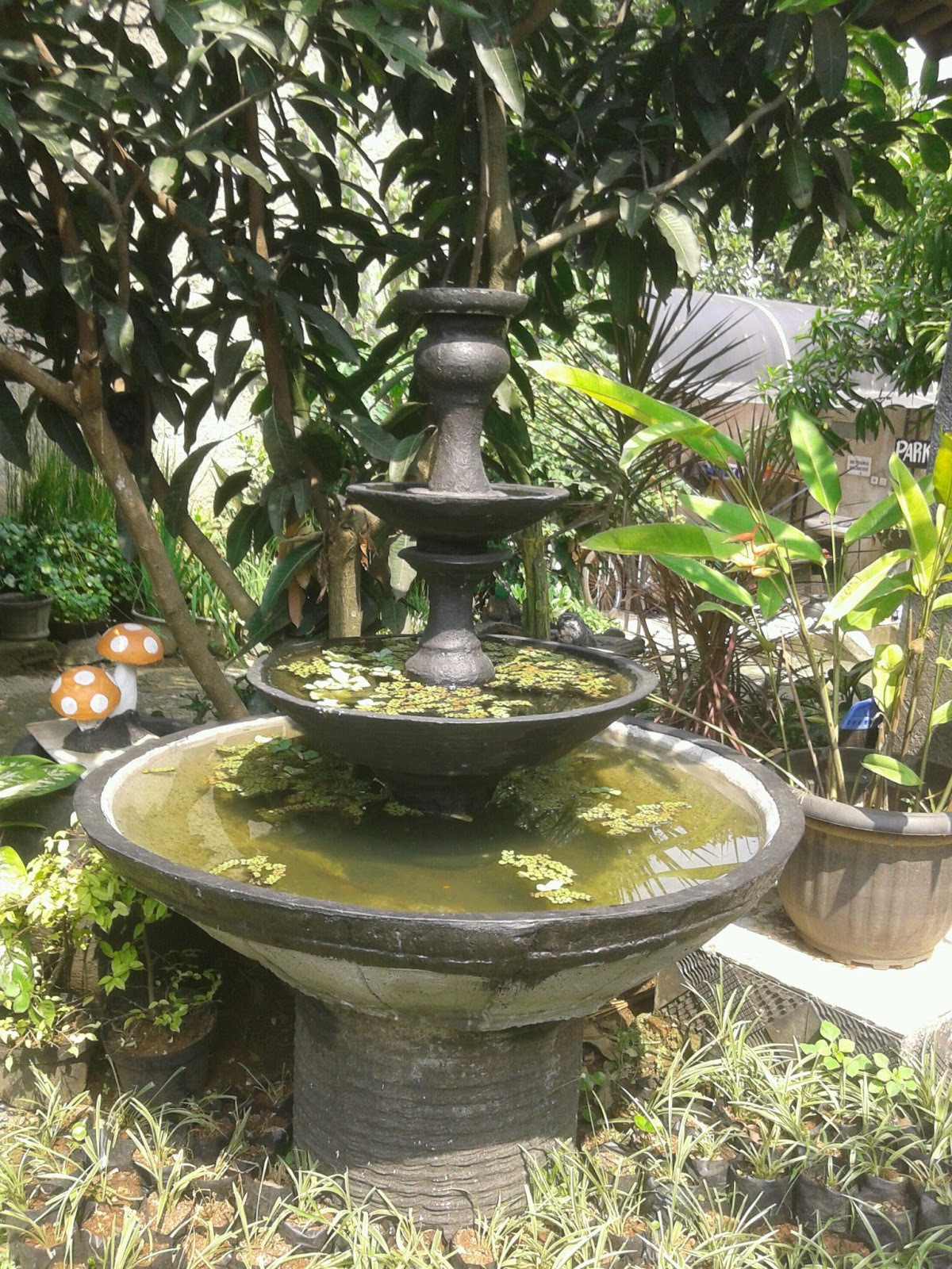 Jual pot  keramik  pot  minimalis pagoda air mancur 