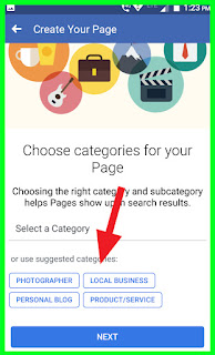 Choose Categories For Page