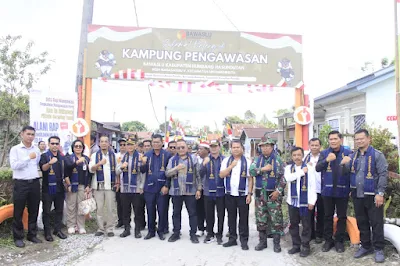 Resmikan Kampung Pengawasan, Bawaslu Mengajak Masyarakat Terlibat Dalam Pengawasan Partisipatif