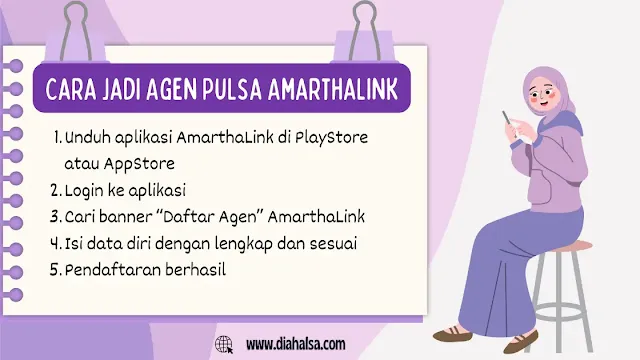 cara mudah daftar agen pulsa