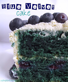 chocolate and blueberry cake