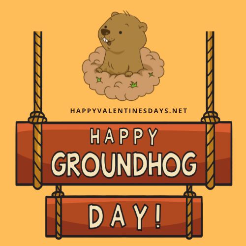 happy groundhog day photo