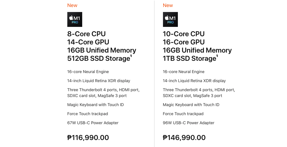 Apple MacBook 14-inch Price