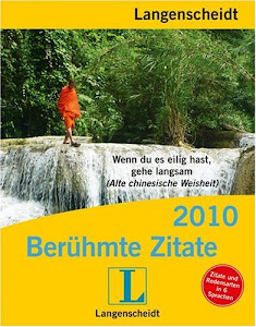 Langenscheidt Sprachkalender 2010 Berühmte Zitate - Kalender