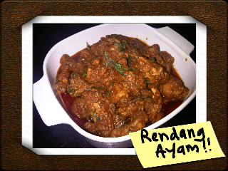 Sweet.sour.bitter: Resepi Rendang Ayam Karak