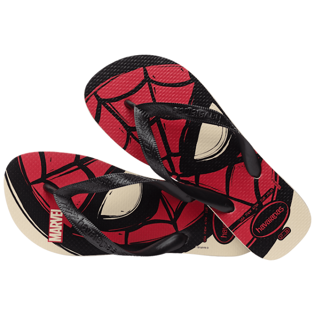 Chinelo Havaianas TOP Marvel Logomania - coleção 2022-2023