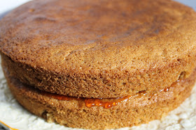 Wholemeal Victoria Sponge Cake recipe baking