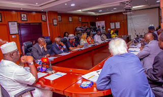 Minister of State, Budget and National Planning, Prince Clem Ikanade Agba, hosts donors/partners to discuss the implementation of the food system transformation pathways in Nigeria