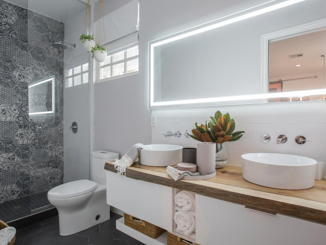 Property Brothers New Orleans pictures of renovated bathroom