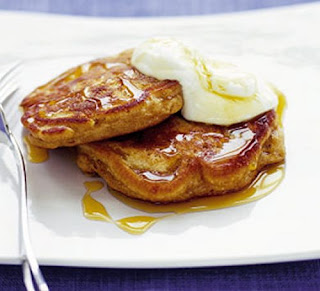 http://www.bbcgoodfood.com/recipes/1525/americanstyle-pineapple-and-banana-pancakes