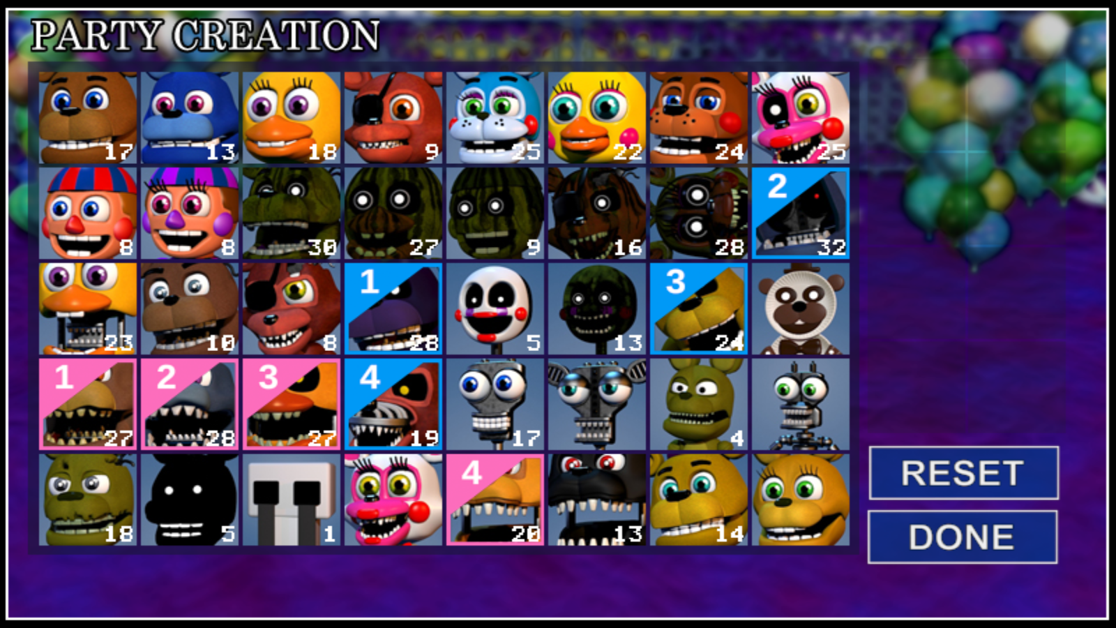 Arrpeegeez Fnaf World Walkthrough Character Recruitment And Move Guide - fnaf world multiplayer roblox fredbear