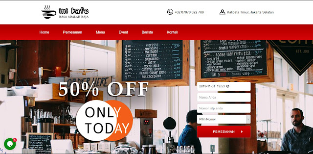 Demo Web Kafe atau Resto