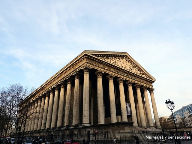 Iglesia de la Madeleine, París, Francia