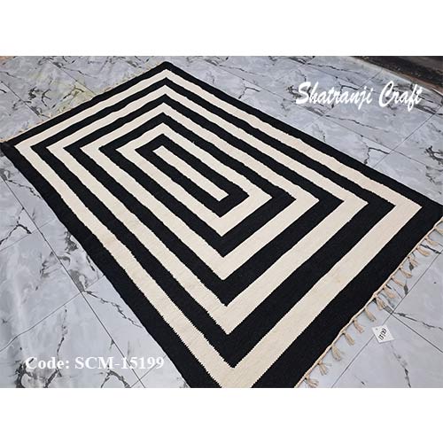 Traditionally Sastranji floormat (3'x5' feet) carpet in Rangpur Craft শতরঞ্জি দাম SCM-15199