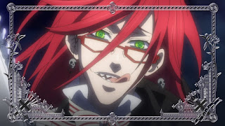 黒執事アニメ 死神 グレル・サトクリフ CV.福山潤 Black Butler Grim Reaper Grelle Sutcliff