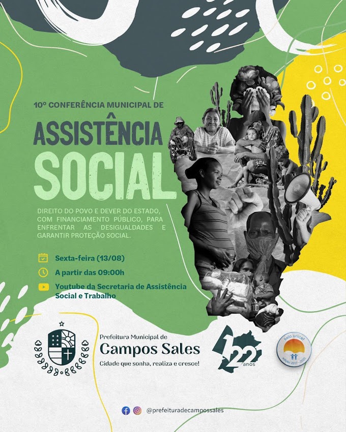 Prefeitura de Campos Sales realiza Conferência Municipal de Assistência Social.