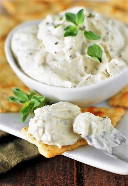 beautifully flecked with herbs and black pepper Homemade Boursin Cheese Spread