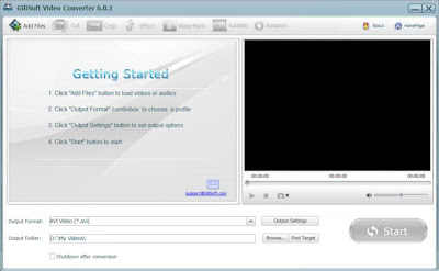 GiliSoft video converter 6.9 Download Crack Patch Keygen Full Version - Screenshoot