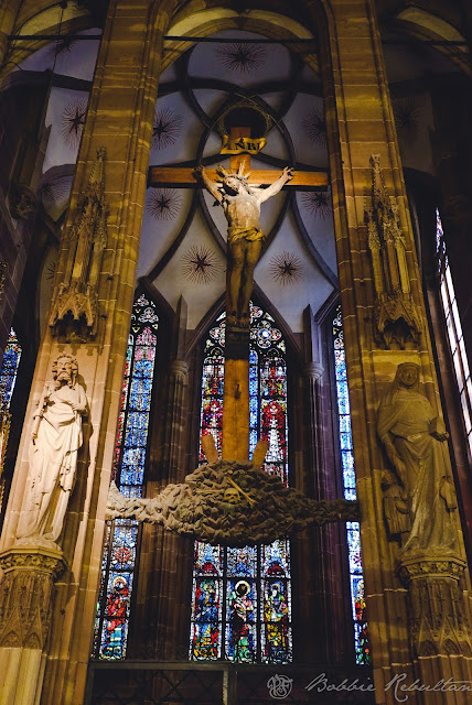 Inside the Cathédrale Notre Dame de Strasbourg