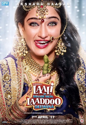 Akshara Haasan, Vivaan Shah Hindi movie Laali Ki Shaadi Mein Laddoo Deewana 2017 wiki, full star-cast, Release date, Actor, actress, Song name, photo, poster, trailer, wallpaper
