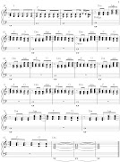 FeelRobie Williams Partituras para piano / Music sheet for piano