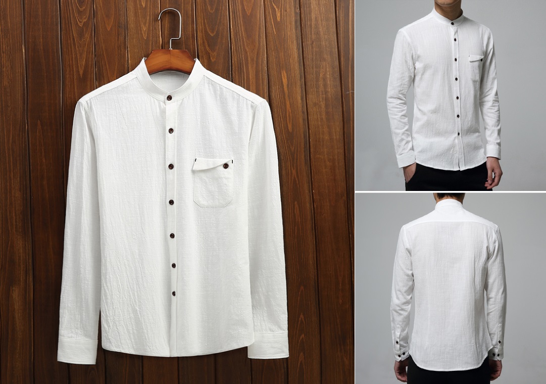  Model  Baju  Kemeja Pria Warna  Putih  Info Bandung