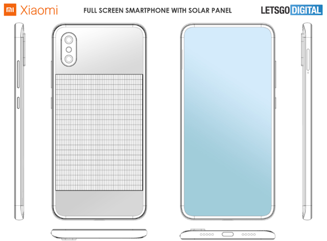 شاومي تقوم بتصميم هاتف ذكي مزود بلوحة شمسية متكاملة