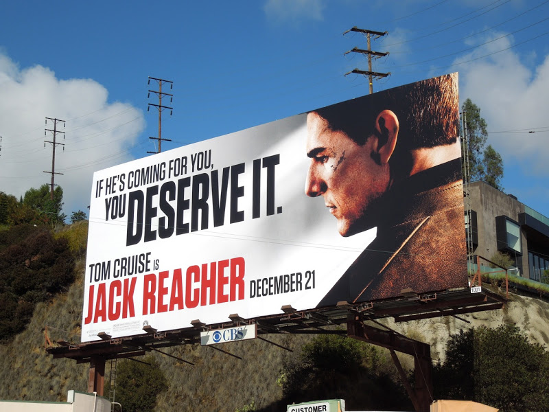 Jack Reacher movie billboard