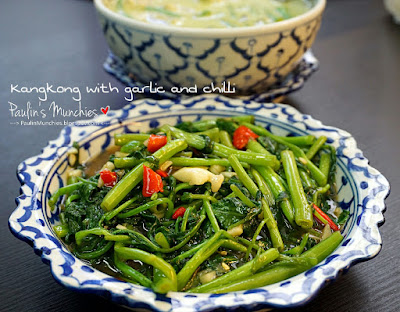 Kangkong with chilli and garlic - The Talad Drink & Thai Kitchen at Toa Payoh Hub - Paulin's Munchies