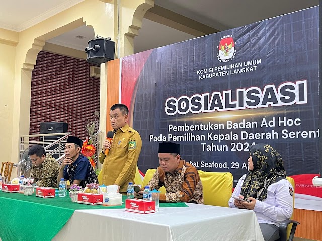  KPU Langkat Sosialisasi Badan Ad Hoc Pilkada Serentak