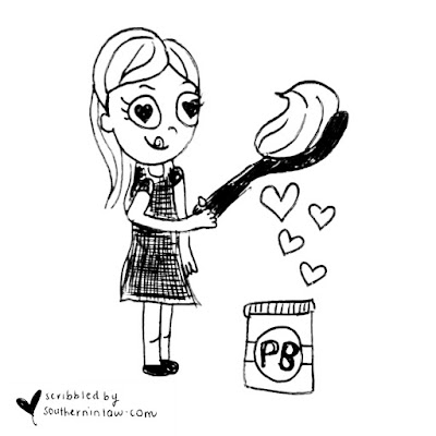 Kristy the Peanut Butter Addict Cartoon