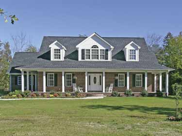 Brick Vector Picture Brick Ranch House  Plans 