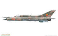 Eduard 1/48 MiG-21PF (8236) Colour Guide & Paint Conversion Chart